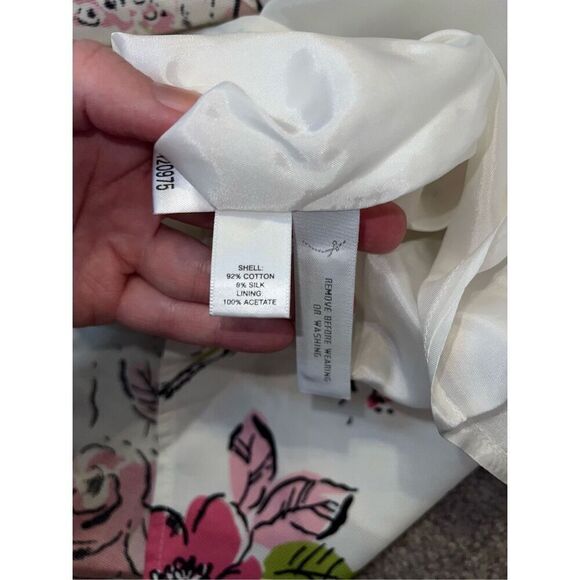 New! Women’s Floral Fit & Flare White/Pink Midi Dress 4 - Picture 12 of 13